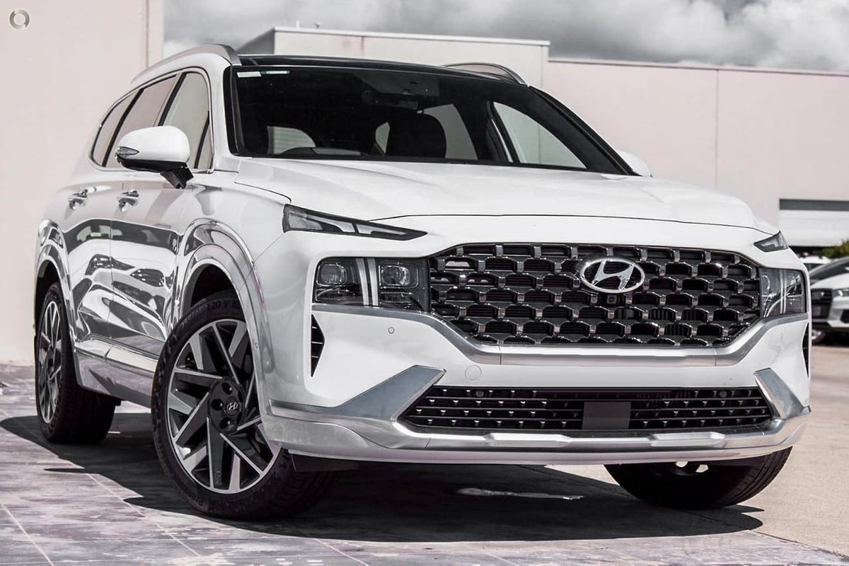 2020 Hyundai Santa Fe Highlander TM.V3 MY21 4X4 On Demand (White) For