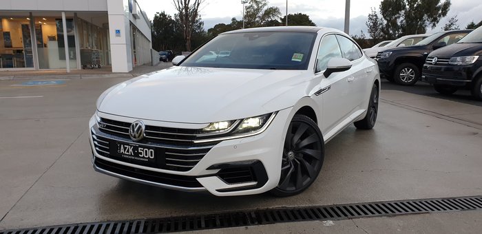 2019 Volkswagen Arteon 206TSI R-Line 3H MY19 Four Wheel Drive White