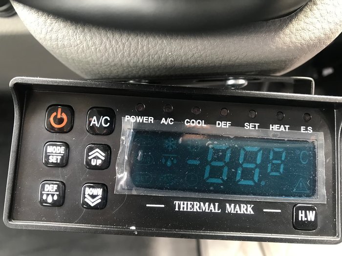 2019 FUSO CANTER 515 WIDE CAB REFRIGERATED White