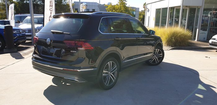 2019 Volkswagen Tiguan 162TSI Highline 5N MY19.5 Four Wheel Drive Black
