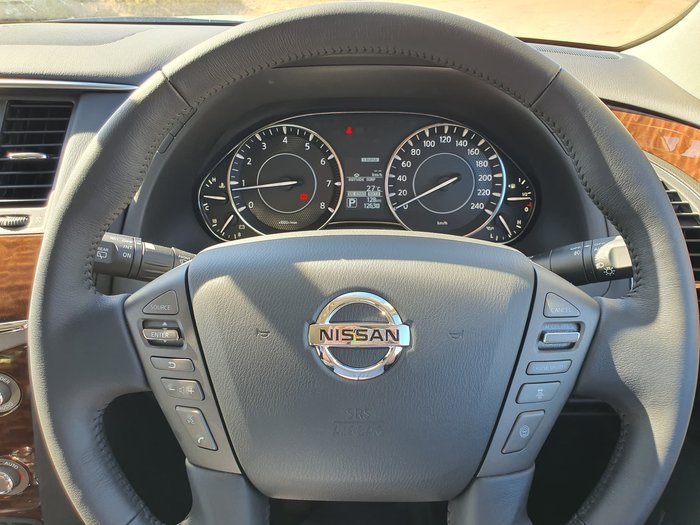 2019 Nissan Patrol Ti Y62 Series 5 MY20 4X4 Dual Range White