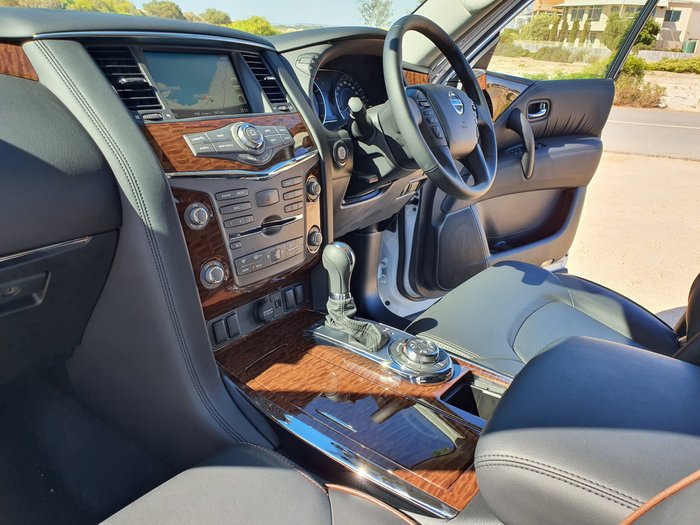 2019 Nissan Patrol Ti Y62 Series 5 MY20 4X4 Dual Range White