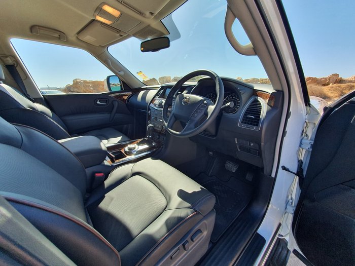 2019 Nissan Patrol Ti Y62 Series 5 MY20 4X4 Dual Range White