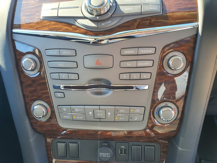 2019 Nissan Patrol Ti Y62 Series 5 MY20 4X4 Dual Range White