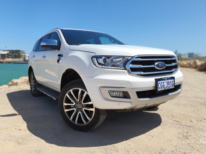 2019 Ford Everest Titanium UA II MY19.75 4X4 Dual Range White