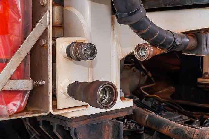 2014 HINO FS 2848 WHITE