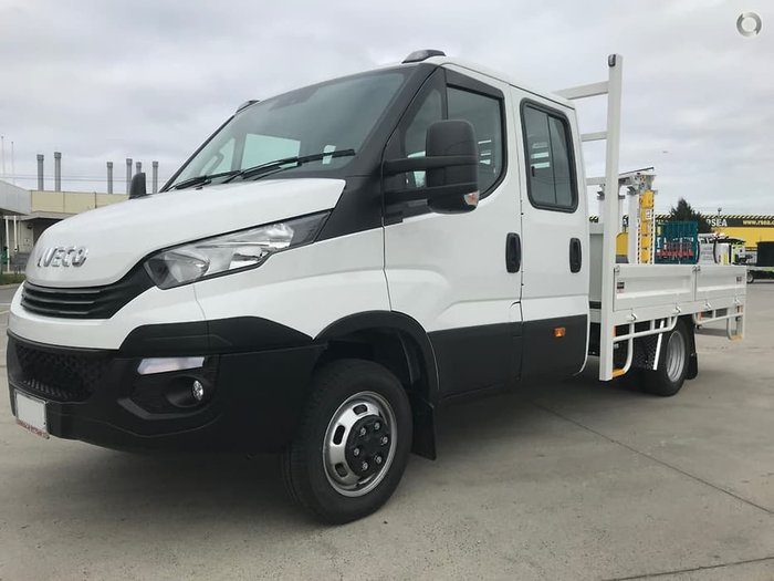 2020 IVECO 50C21 DUAL CAB 3750MM WHEELBASE WITH STEEL TRAY null null white