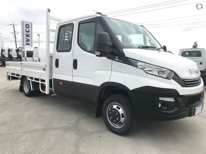 2020 IVECO 50C21 DUAL CAB 3750MM WHEELBASE WITH STEEL TRAY null null white