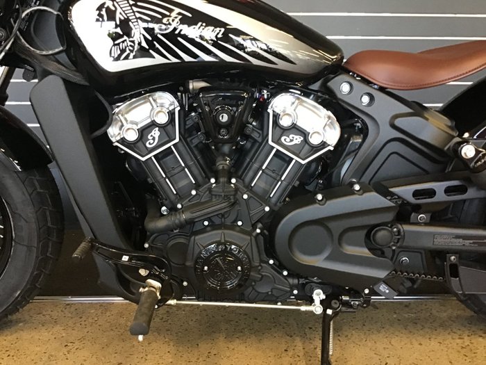 2020 Indian SCOUT BOBBER TWENTY THUNDER BL Black