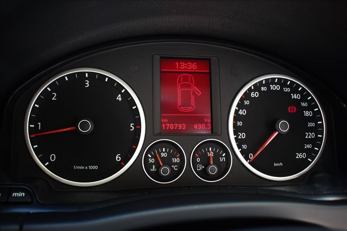 2008 Volkswagen Tiguan 103TDI 5N Four Wheel Drive Black