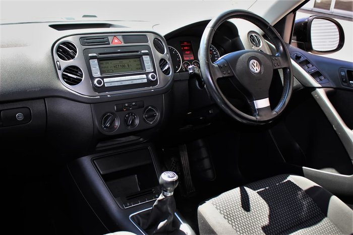 2008 Volkswagen Tiguan 103TDI 5N Four Wheel Drive Black