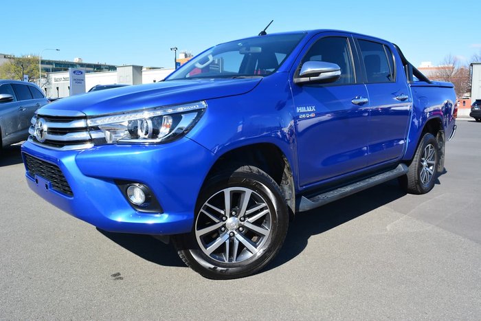 2017 Toyota Hilux SR5 GUN126R 4X4 Dual Range Blue