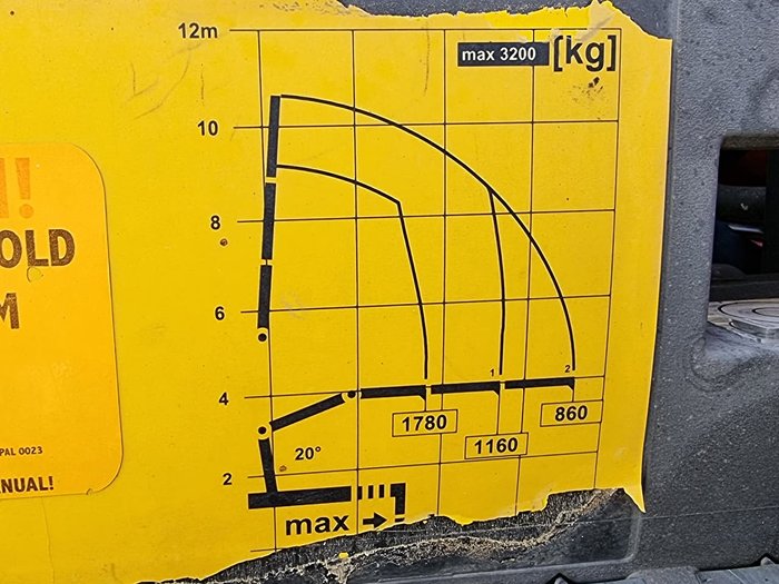 2009 HINO FG 1527 TIPPER AND CRANE WHITE