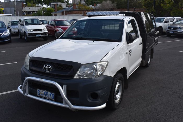 2010 Toyota Hilux Workmate TGN16R MY10 White