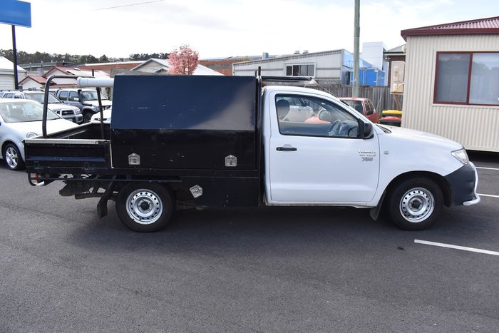 2010 Toyota Hilux Workmate TGN16R MY10 White