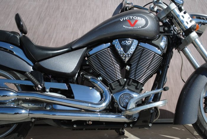 2008 VICTORY KINGPIN Solid Supersteel Gray