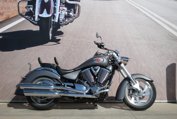 2008 VICTORY KINGPIN Solid Supersteel Gray