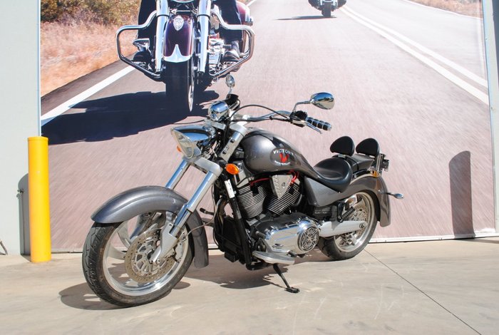 2008 VICTORY KINGPIN Solid Supersteel Gray