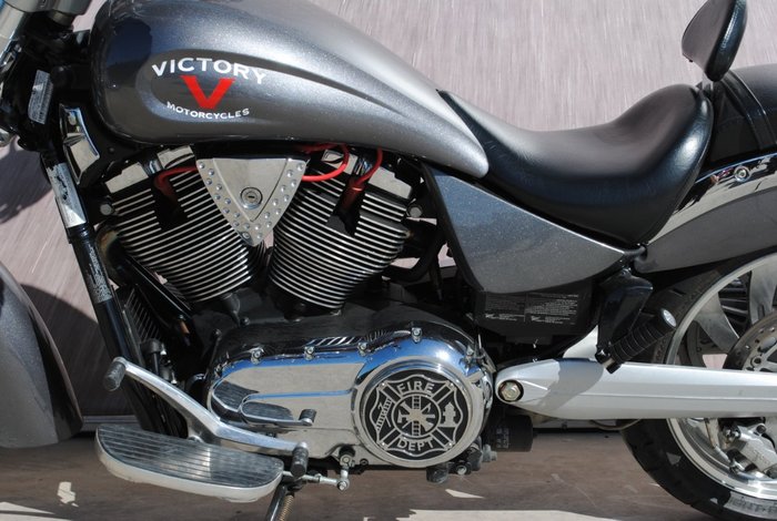 2008 VICTORY KINGPIN Solid Supersteel Gray