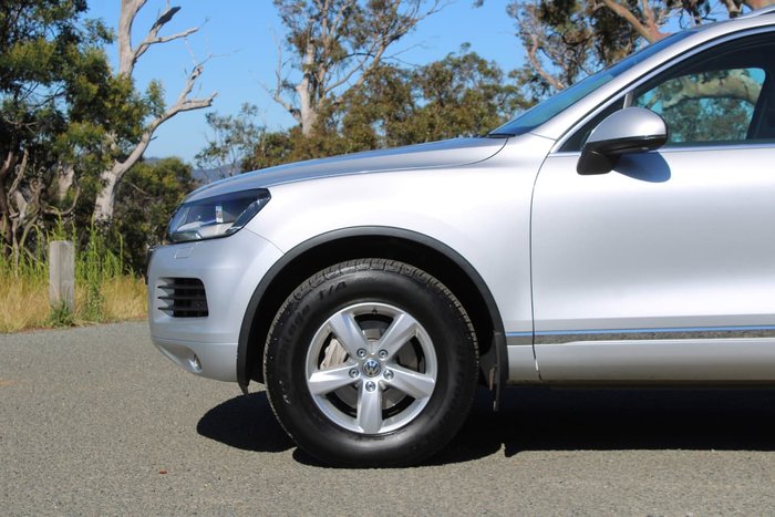 2011 Volkswagen Touareg 150TDI 7P MY11 Four Wheel Drive Silver