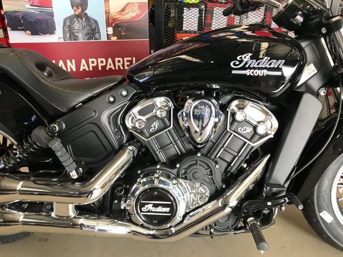 2021 Indian 2021 INDIAN 1100CC SCOUT THUNDER BLACK CRUISER Black