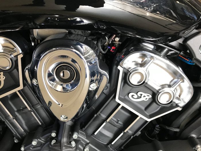 2021 Indian 2021 INDIAN 1100CC SCOUT THUNDER BLACK CRUISER Black