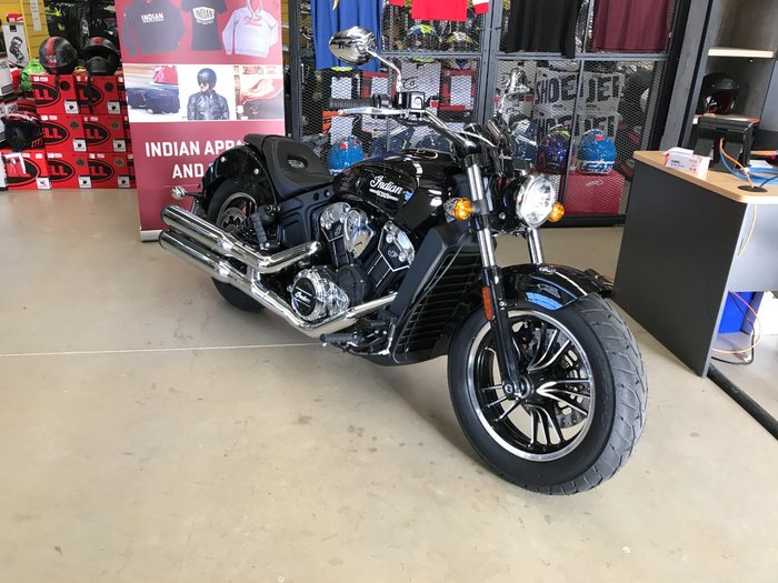 2021 Indian 2021 INDIAN 1100CC SCOUT THUNDER BLACK CRUISER Black