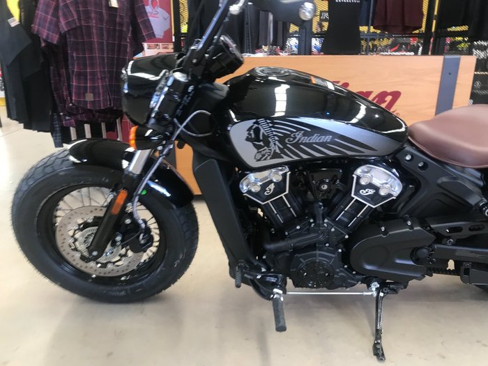 2021 Indian 2021 INDIAN 1100CC SCOUT BOBBER TWENTY THUNDER BL CRUISER Black