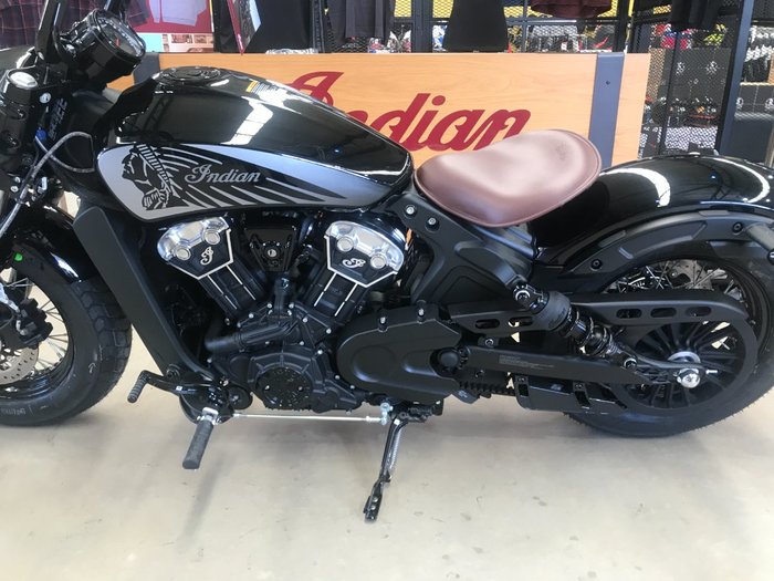 2021 Indian 2021 INDIAN 1100CC SCOUT BOBBER TWENTY THUNDER BL CRUISER Black