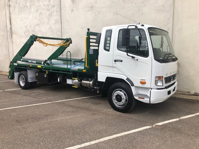 2020 FUSO FIGHTER 1224 LWB - ALLISON AUTO BIN LIFTER IN BUILD White