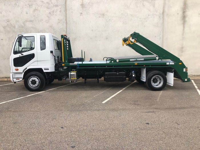 2020 FUSO FIGHTER 1224 LWB - ALLISON AUTO BIN LIFTER IN BUILD White