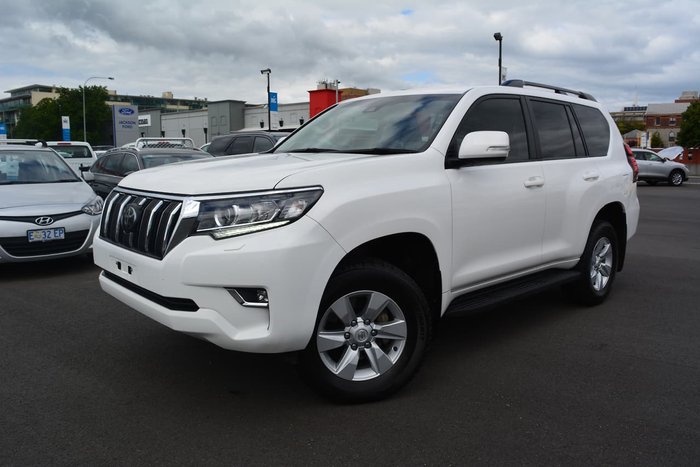2018 Toyota Landcruiser Prado GXL GDJ150R 4X4 Dual Range White