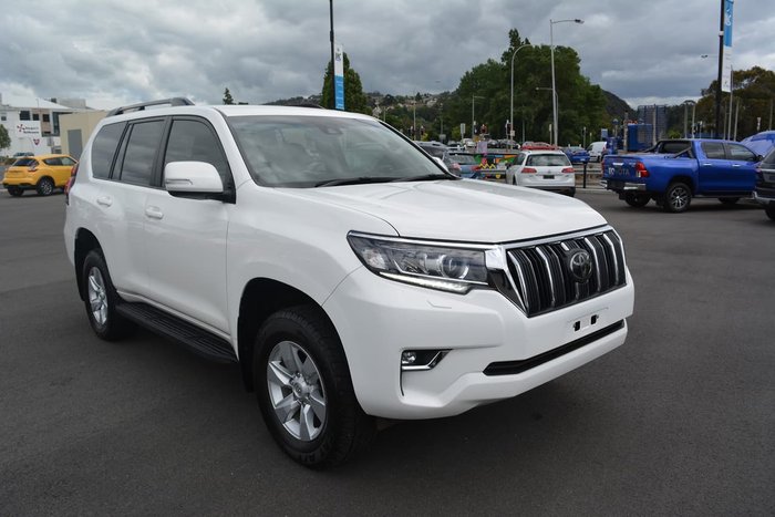 2018 Toyota Landcruiser Prado GXL GDJ150R 4X4 Dual Range White
