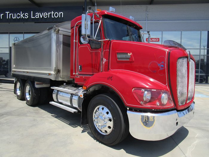 2012 KENWORTH T403 TRUCK & TRAILER COMBO RED