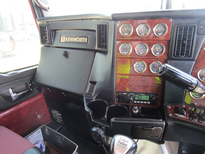 2012 KENWORTH T403 TRUCK & TRAILER COMBO RED