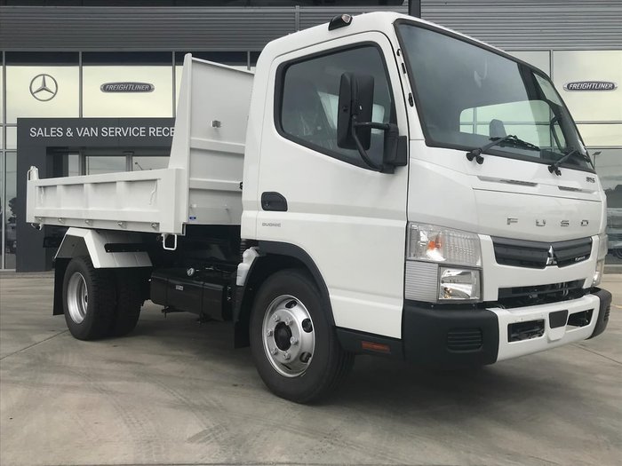 2020 FUSO CANTER 815 WIDE CAB 4X2 TIPPER SWB 6SP A/T WHITE