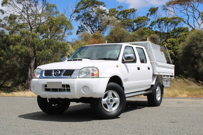 2009 Nissan Navara ST-R D22 MY09 4X4 White