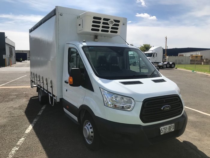 2014 FORD TRANSIT CAB CHASSIS White