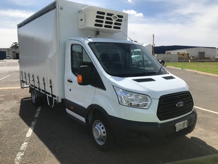2014 FORD TRANSIT CAB CHASSIS White