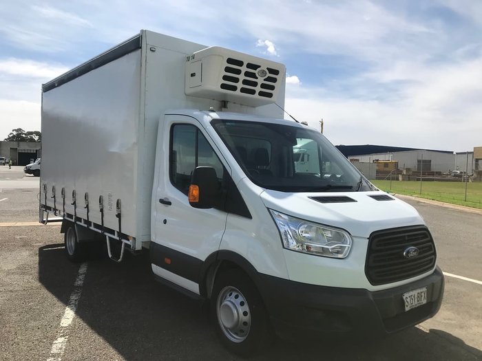 2014 FORD TRANSIT CAB CHASSIS White