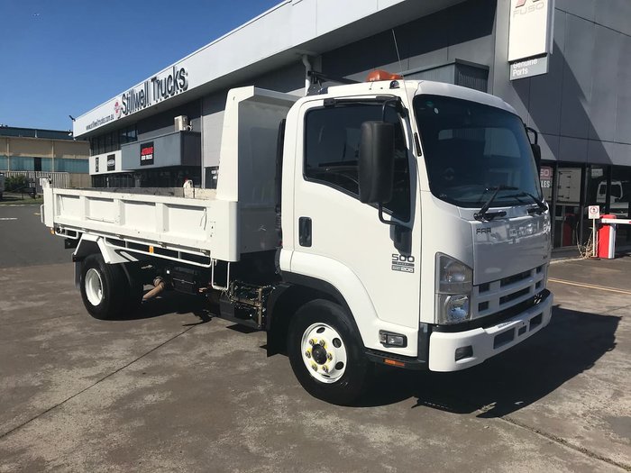 2013 ISUZU FRR500 TIPPER White