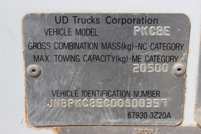 2012 UD CONDOR 17/280 White