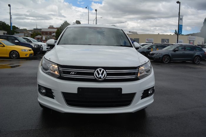 2015 Volkswagen Tiguan 155TSI R-Line 5N MY15 Four Wheel Drive White