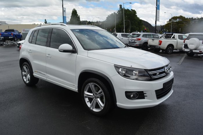 2015 Volkswagen Tiguan 155TSI R-Line 5N MY15 Four Wheel Drive White