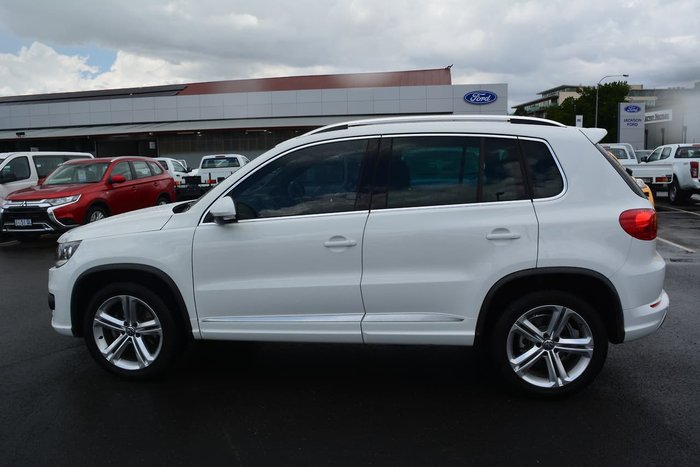 2015 Volkswagen Tiguan 155TSI R-Line 5N MY15 Four Wheel Drive White