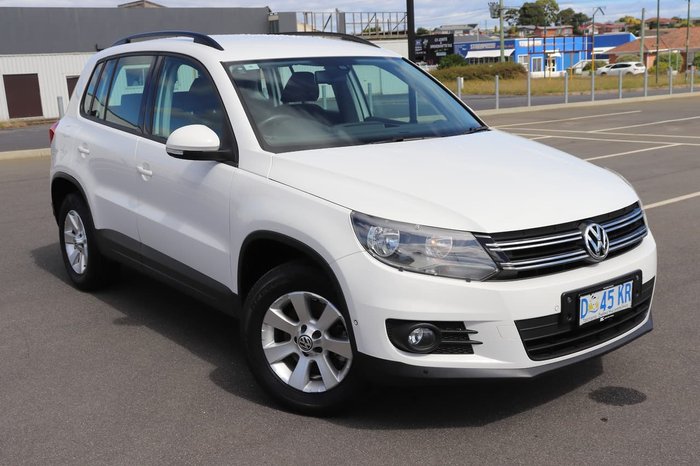 2013 Volkswagen Tiguan 155TSI 5N MY14 Four Wheel Drive White