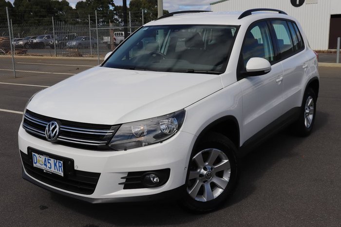 2013 Volkswagen Tiguan 155TSI 5N MY14 Four Wheel Drive White