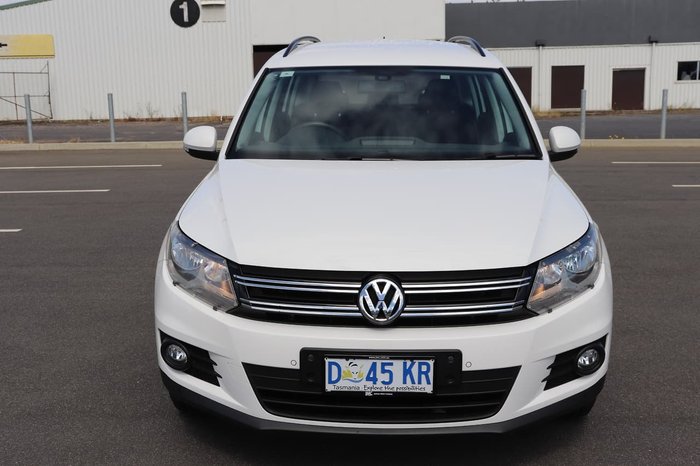 2013 Volkswagen Tiguan 155TSI 5N MY14 Four Wheel Drive White