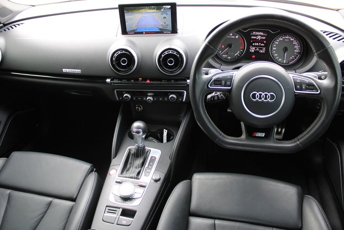 2016 Audi S3 8V MY16 Four Wheel Drive Black