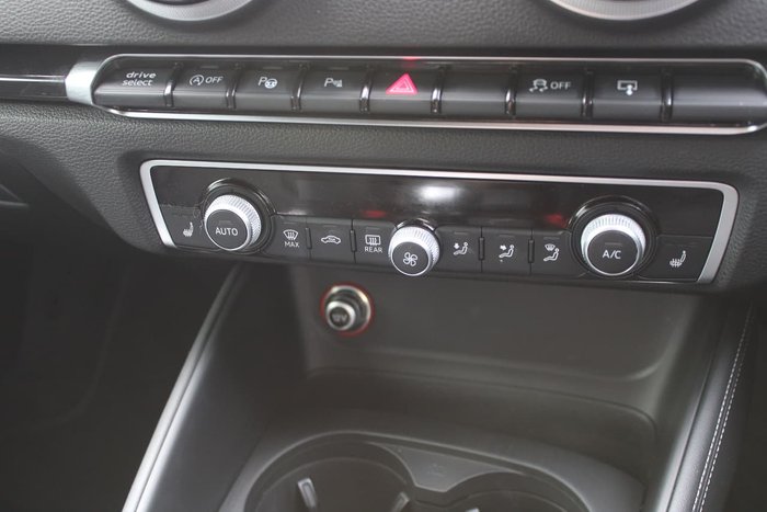 2016 Audi S3 8V MY16 Four Wheel Drive Black